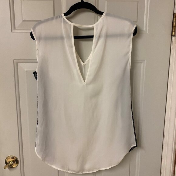 Dynamite XS White with Black Lace Top - Picture 2 of 5